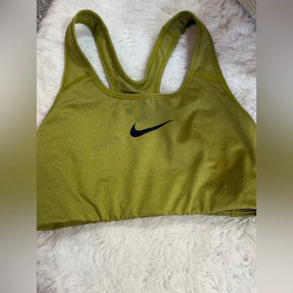 Nike Dri Fit Green Sports Bra - Picture 2 of 5